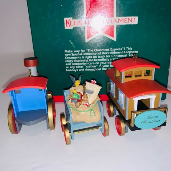 Vintage Hallmark Ornament The Ornament Express Special Edition Christmas Train - Picture 2 of 12